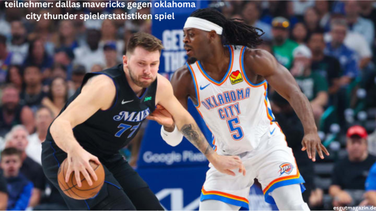 teilnehmer: dallas mavericks gegen oklahoma city thunder spielerstatistiken spiel